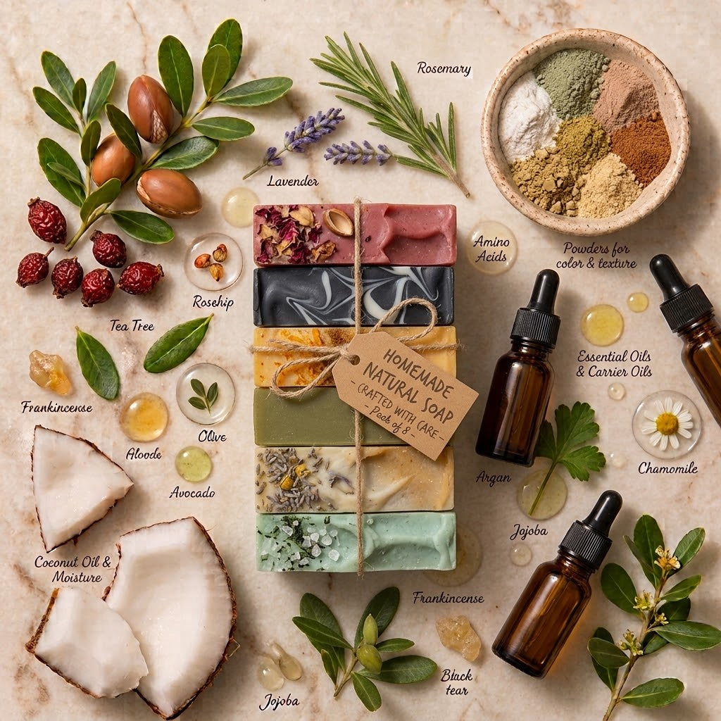HOMEMADE NATURAL ORGANIC SOAP