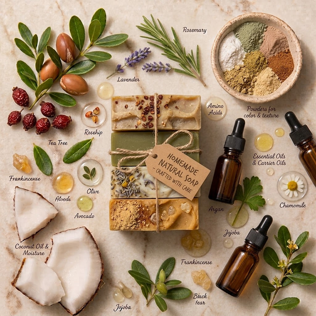 HOMEMADE NATURAL ORGANIC SOAP