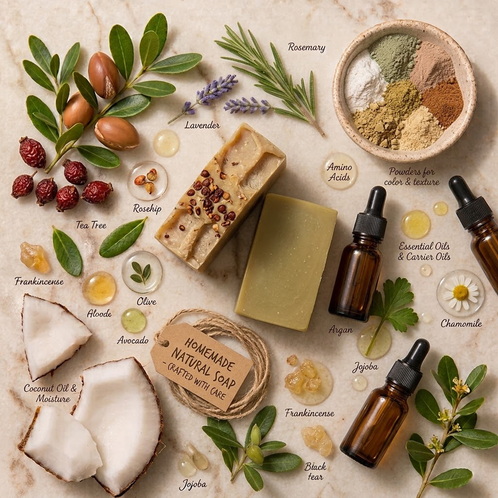 HOMEMADE NATURAL ORGANIC SOAP